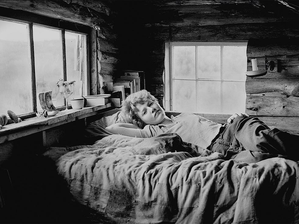 Photographer Donna Gottschalk poses for a self-portrait.