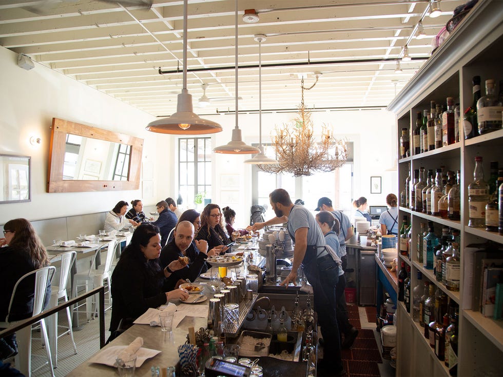 The Walrus and the Carpenter’s interior is bathed in natural light.