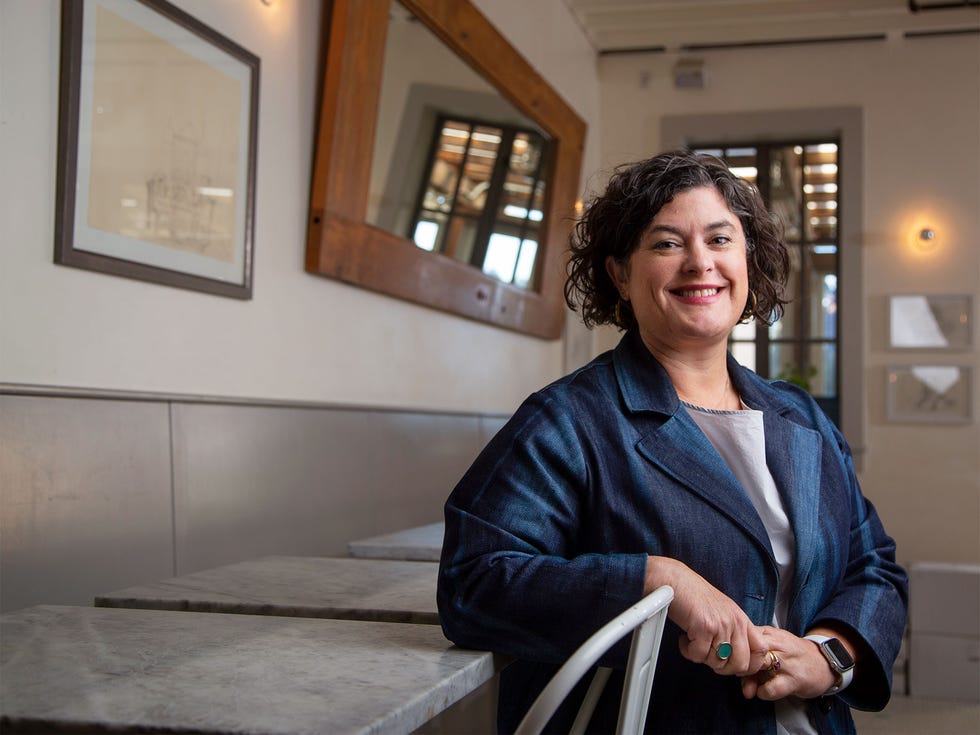 Renee Erickson at her restaurant.