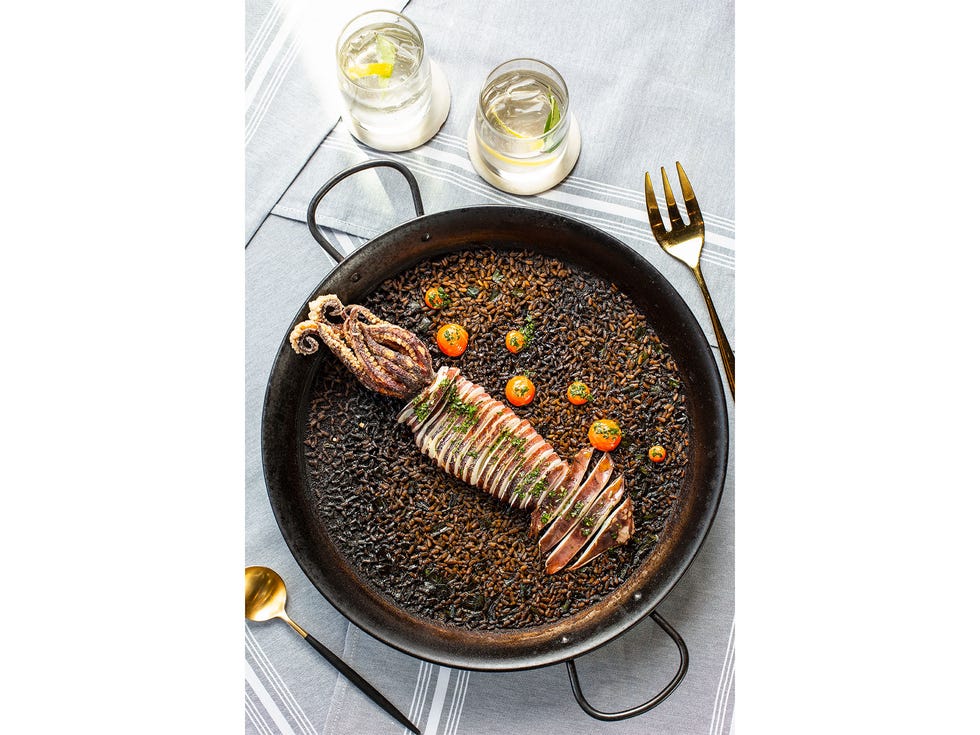 Paella, a signature dish.