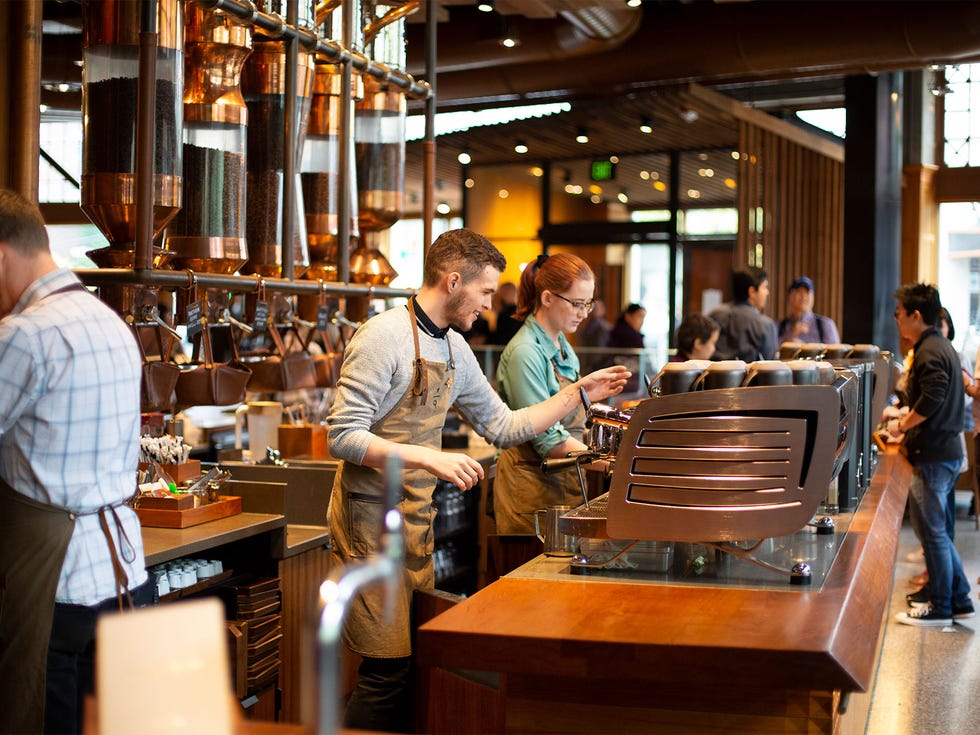 The Starbucks Reserve Roastery aims to be a shrine for coffee lovers.