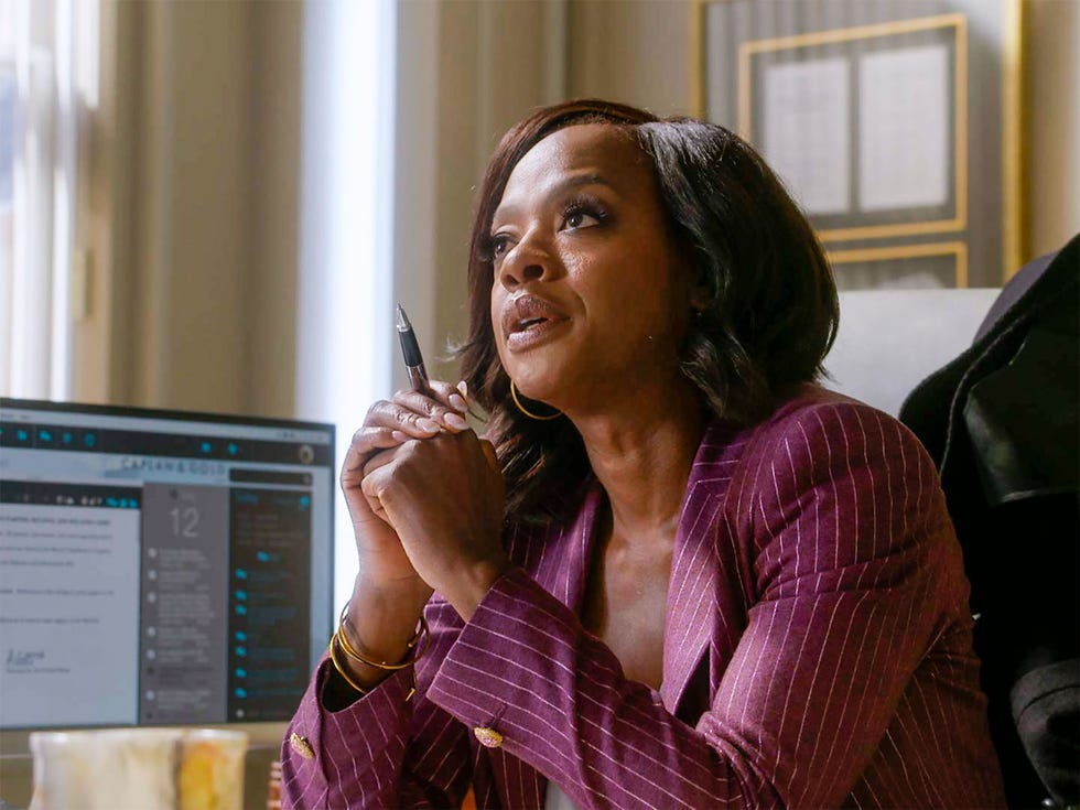 Viola Davis on ABC's series How to Get Away with Murder.
