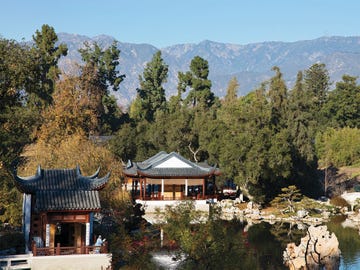 it took 25 years to complete the huntington’s chinese garden, which occupies the largest swath of the institution’s 120 acres