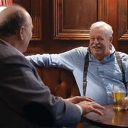 ATA033120maupin_img01 alta editor and publisher will hearst left and writer armistead maupin enjoy pints of ale at comptons of soho, a london pub