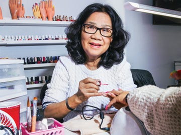 Ann Nguyen at Soleil Nail Spa, in Corona, California.
