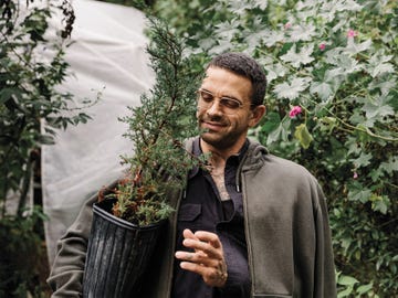 West Oakland resident Joey Santore is often on the lookout for neglected medians or public spaces where he might secretly plant a tree.