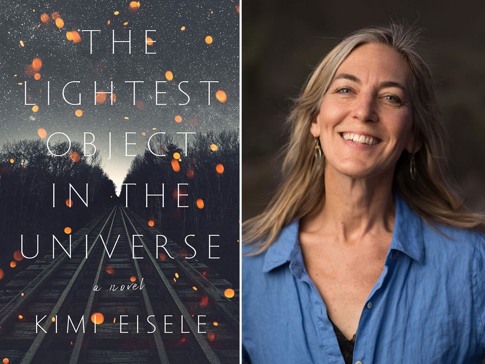 In a surprising coincidence, the cover image for "The Lightest Object in the Universe" looked eerily like a piece of artwork Kimi Eisele had made for her book — and never showed anyone.