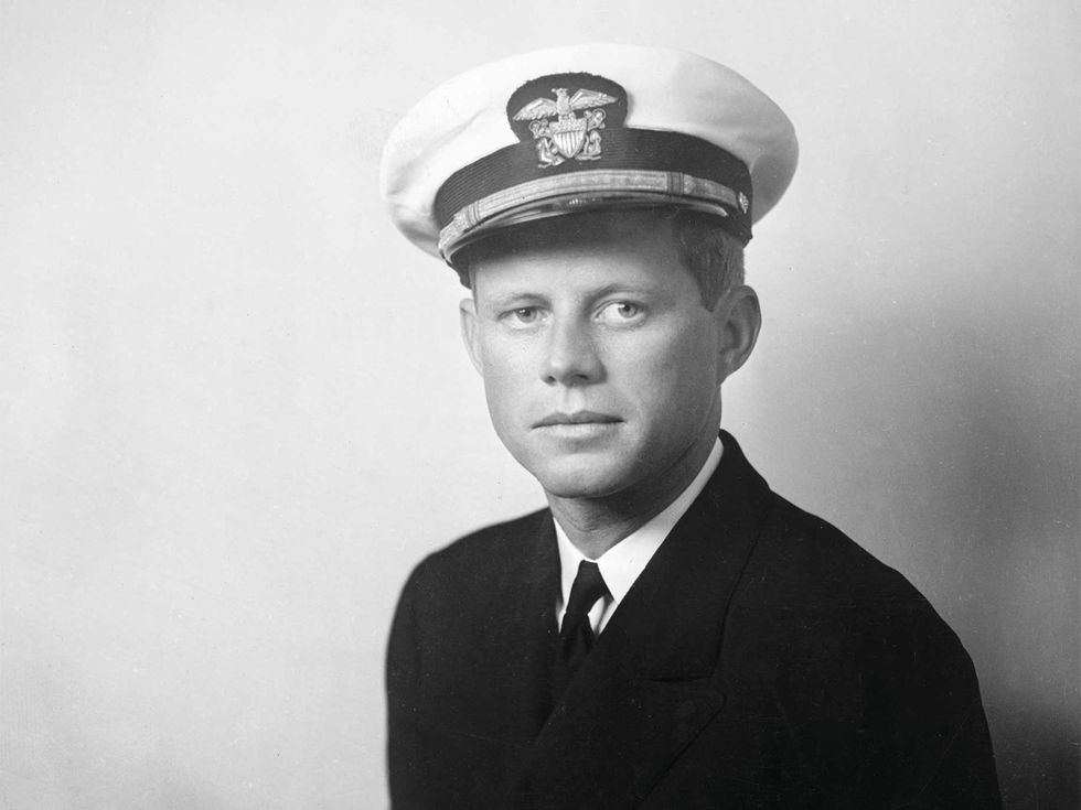 john f kennedy, as a navy lieutenant junior grade, during the time of his romance with inga arvad, circa 1942