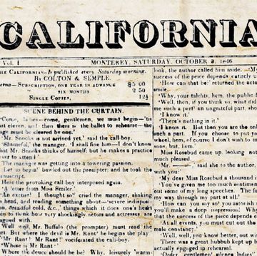 “on leaving the united states for california” was published in issue 8 of the californian