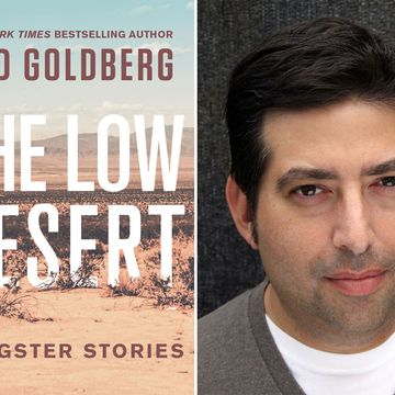 Tod Goldberg, author of Gangster Nation, is also a podcaster and a professor. He draws inspiration from “bingeing TV and reading poetry, [which] do the same thing to my brain,” he says.