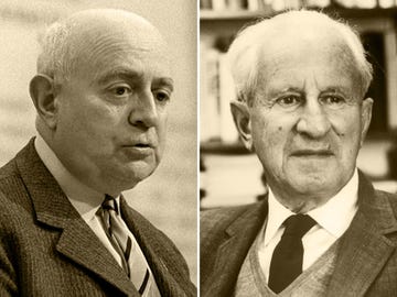Theodor Adorno and Herbert Marcuse