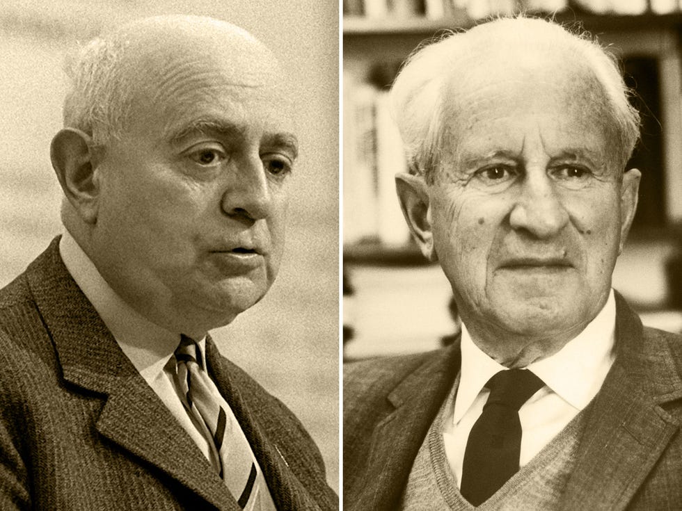 Theodor Adorno and Herbert Marcuse