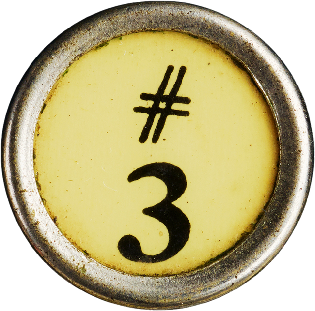 noir contest, typewriter key