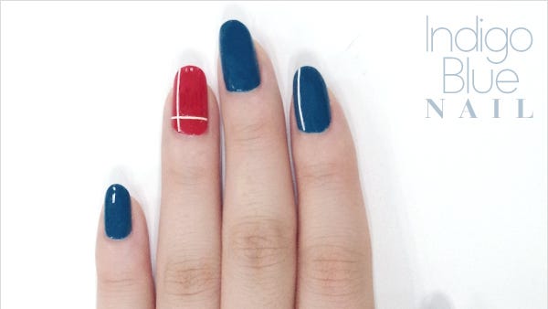 Blue, Finger, Skin, Nail, Nail care, Nail polish, Red, Manicure, White, Pink, 