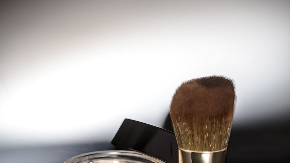 Product, Brown, Cosmetics, Tan, Beige, Brush, Still life photography, Metal, Silver, Makeup brushes, 