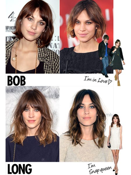 アレクサ チャンの恋愛 ヘアスタイル遍歴をプレイバック