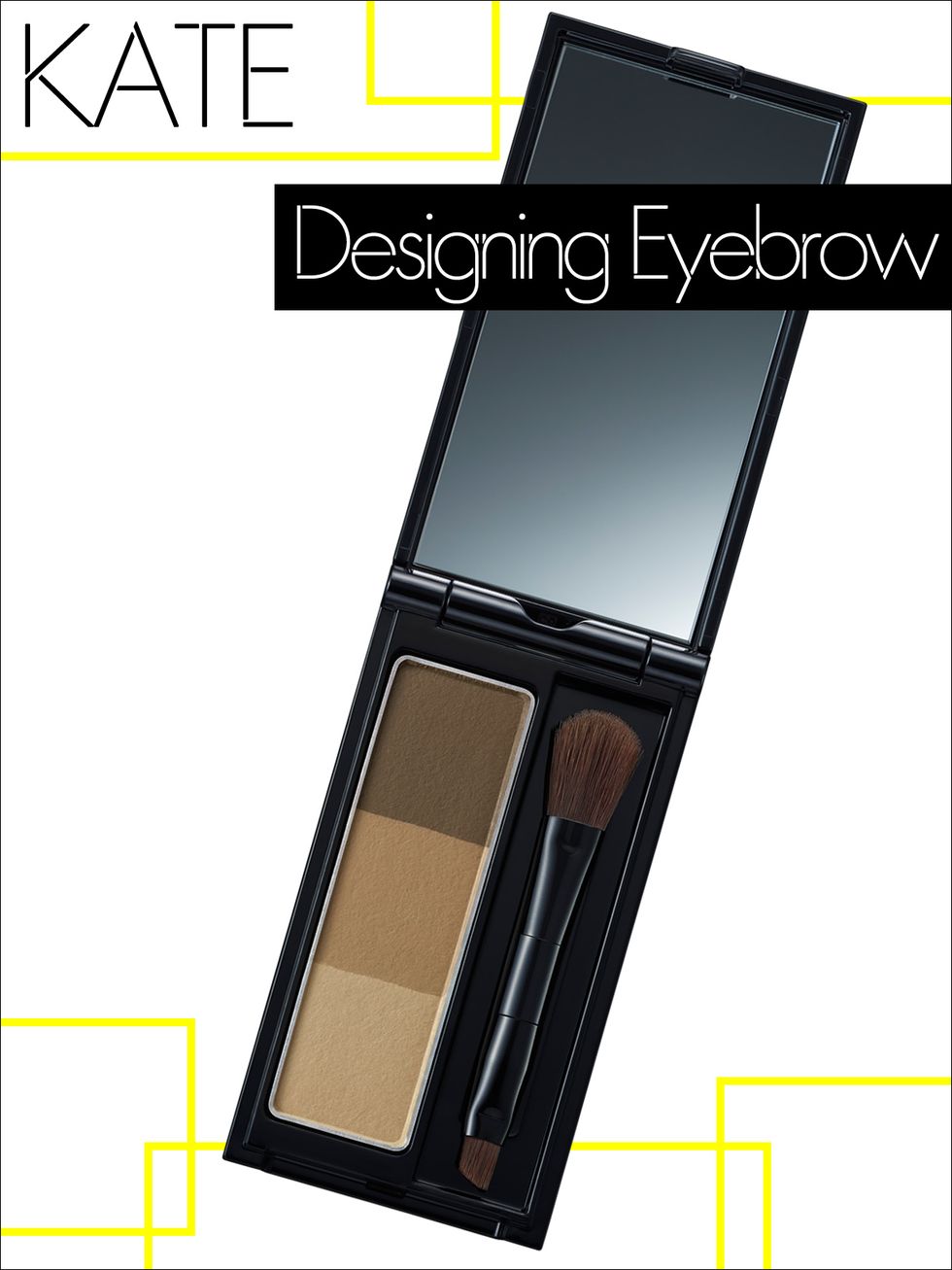 Eye, Brown, Eye shadow, Material property, Cosmetics, Beige, Rectangle, 