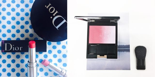 Cosmetics, Beauty, Product, Eye shadow, Pink, Pattern, Eye, Design, Material property, Polka dot, 
