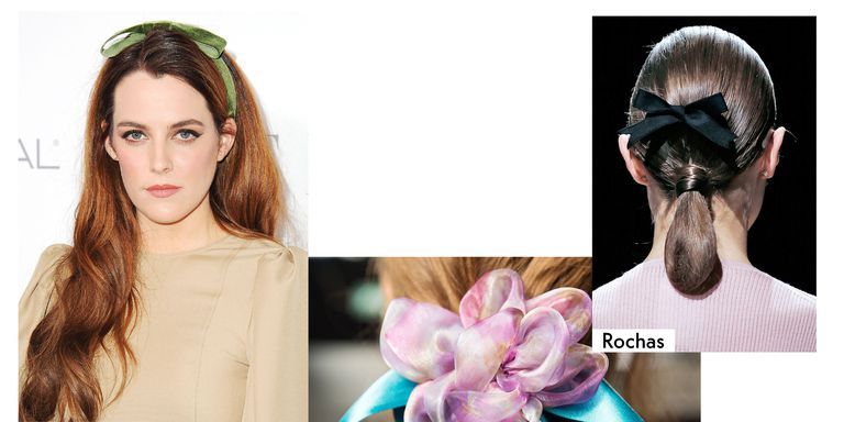 Hairstyle, Style, Hair accessory, Neck, Costume accessory, Beauty, Violet, Eyelash, Natural material, Lavender, 
