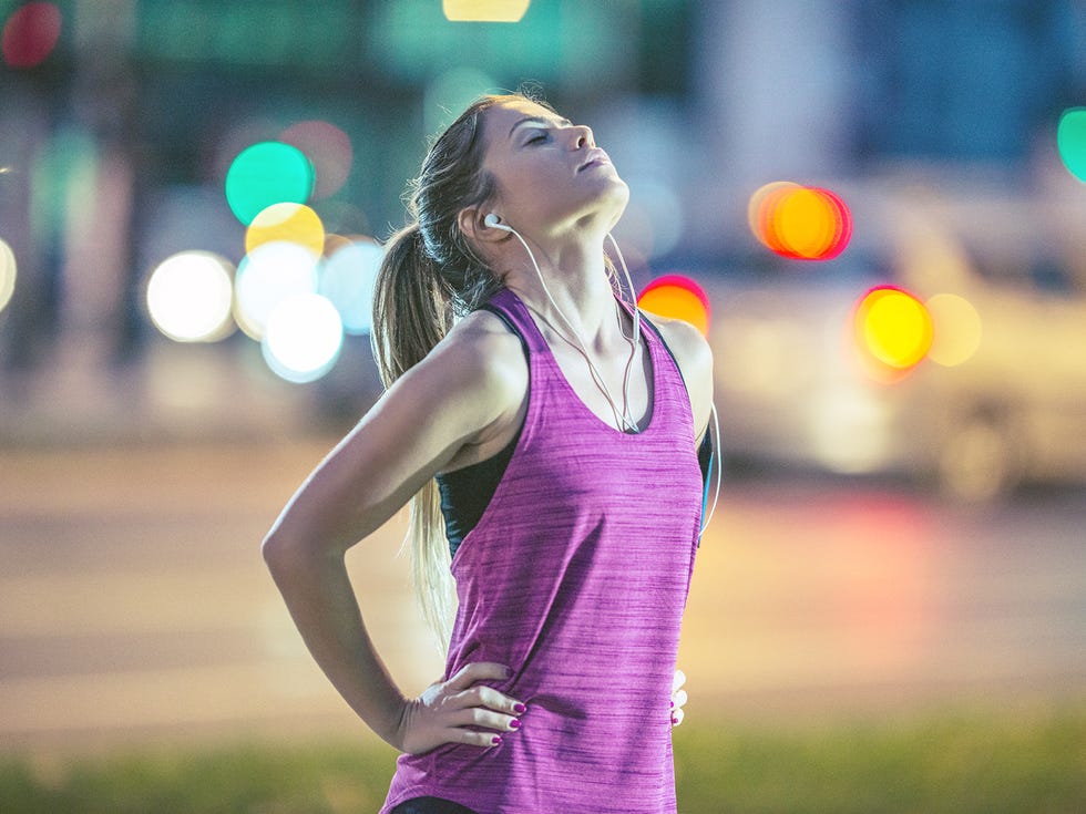 Sleeveless shirt, Elbow, Magenta, Street fashion, Purple, Colorfulness, Beauty, Active tank, Flash photography, Chest, 