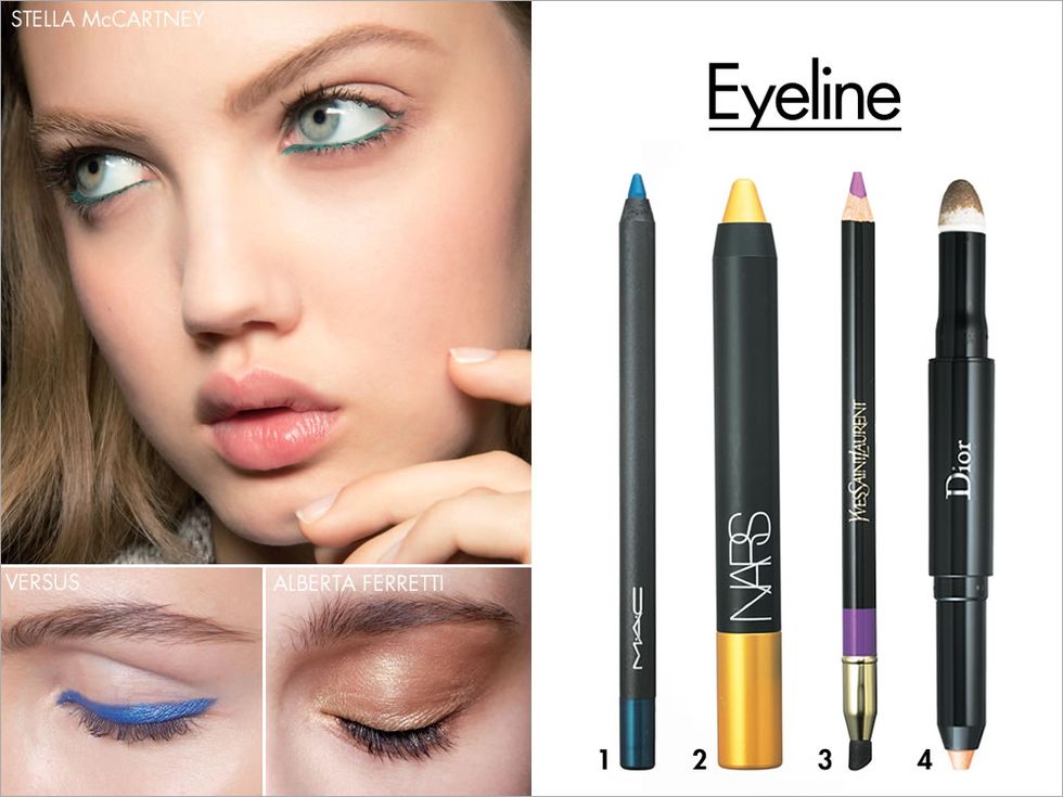 Blue, Lip, Brown, Skin, Eyelash, Eyebrow, Violet, Purple, Writing implement, Pink, 