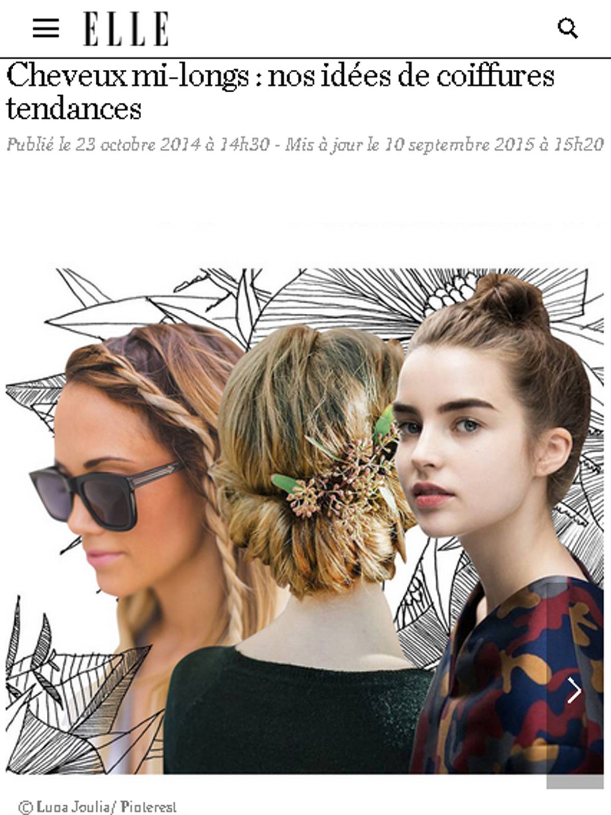 こんなにバリエーションがあるなんて 15年秋冬 セミロングの最新ヘアアレンジ