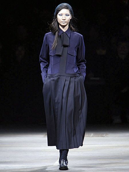 JUNYA WATANABE COMME des GARCONS Wool Folded Design Coat