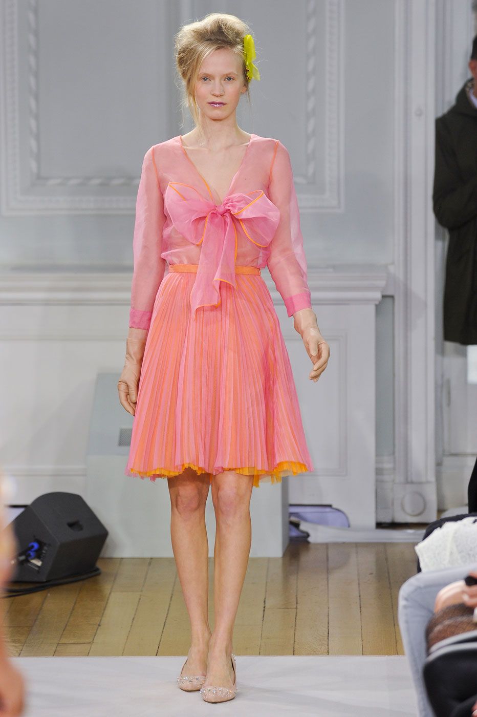MOSCHINO CHEAP AND CHIC シルク・コットンワンピース 34 MOSCHINO CHEAP AND CHIC シルク・コットンワンピース 34