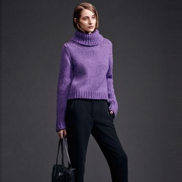 Clothing, Product, Sleeve, Shoulder, Textile, Outerwear, Collar, Style, Purple, Fashion, 