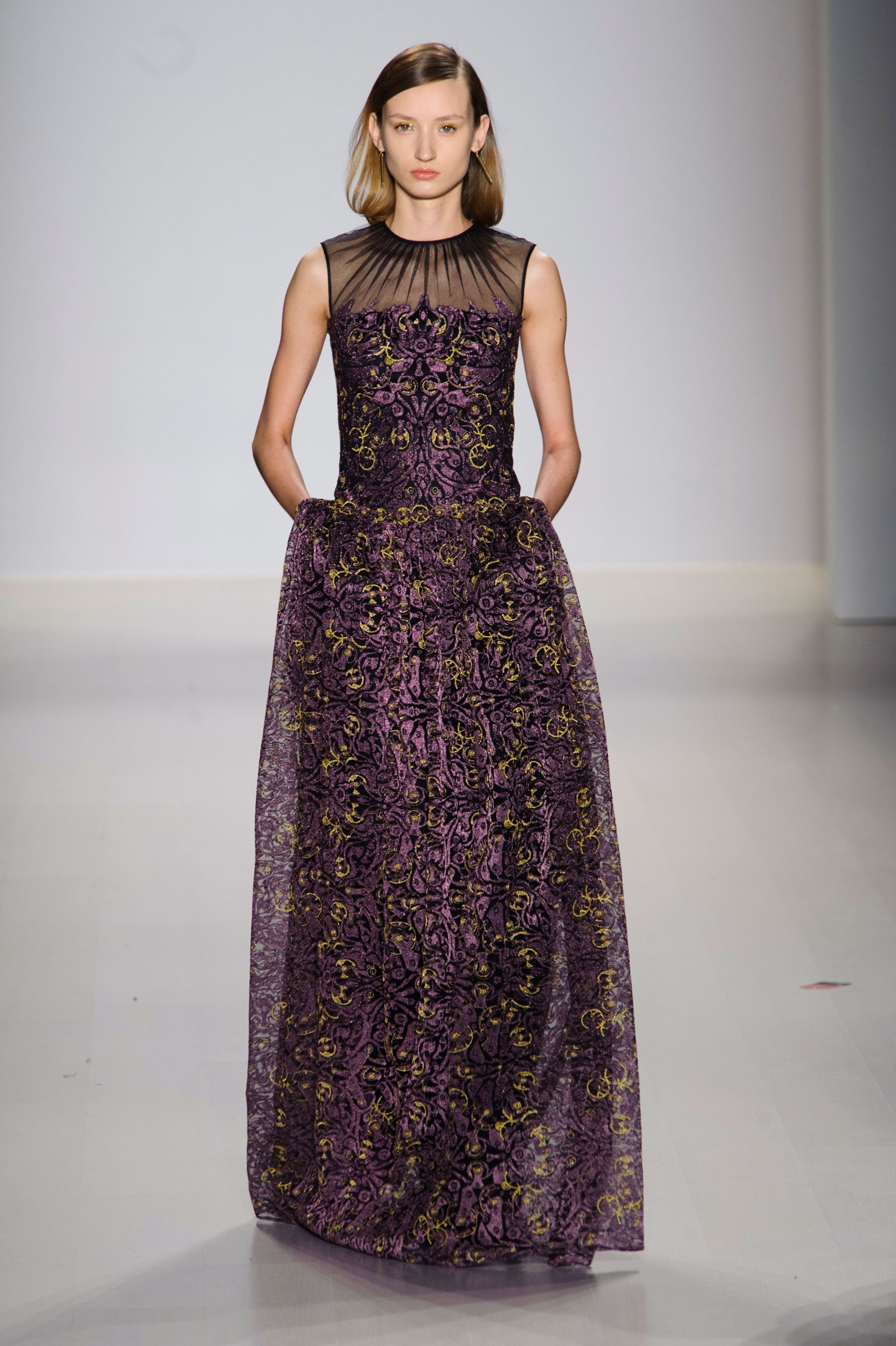 洗練スタイル◎TADASHI SHOJI シックジャンプスーツ Sahana bos24911l_emerald_back.jpg