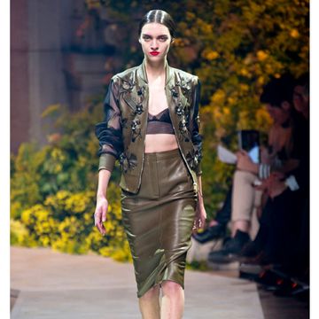 Clothing, Brown, Fashion show, Joint, Runway, Outerwear, Fashion model, Style, Fashion accessory, Street fashion, 