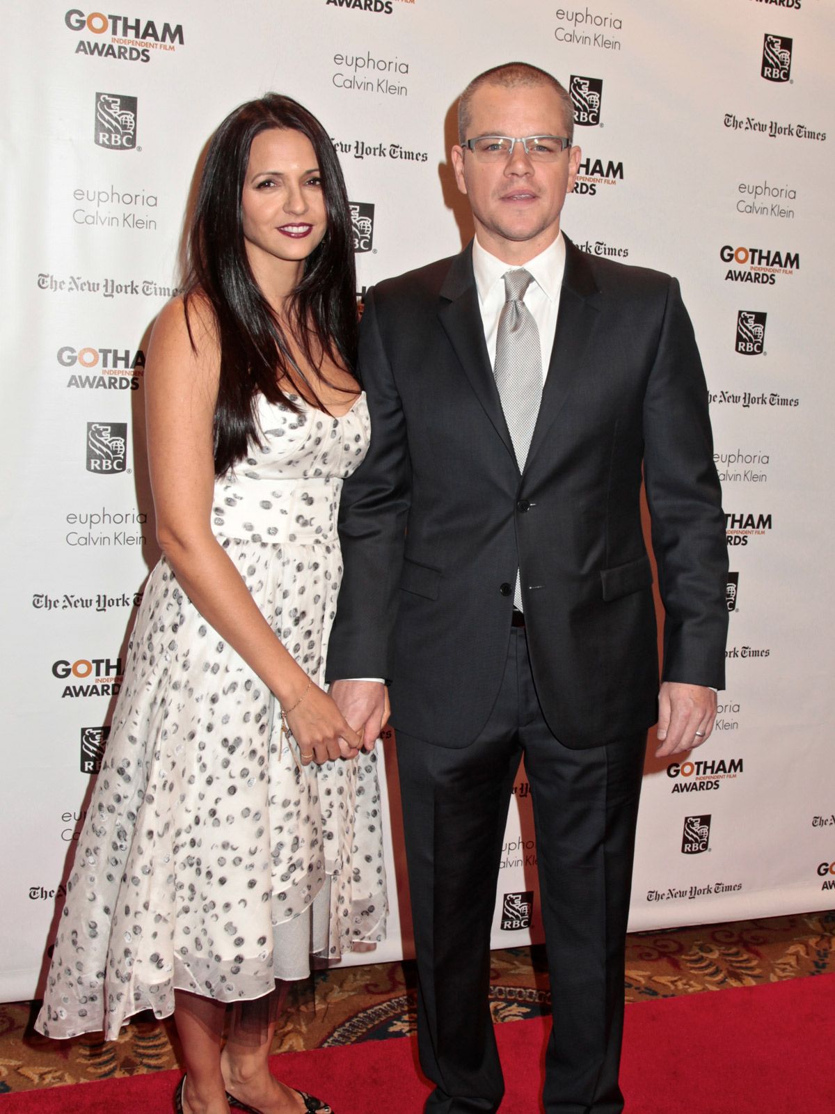 マット・デイモン直筆サイン入り2Lサイズ写真…Matt Damon…A