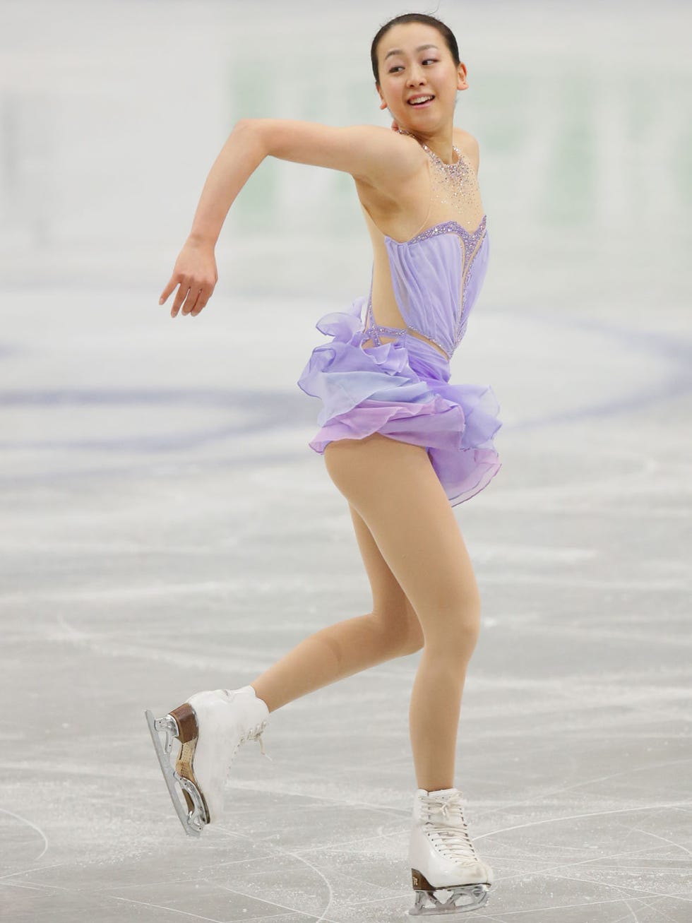 浅田真央　スピン 