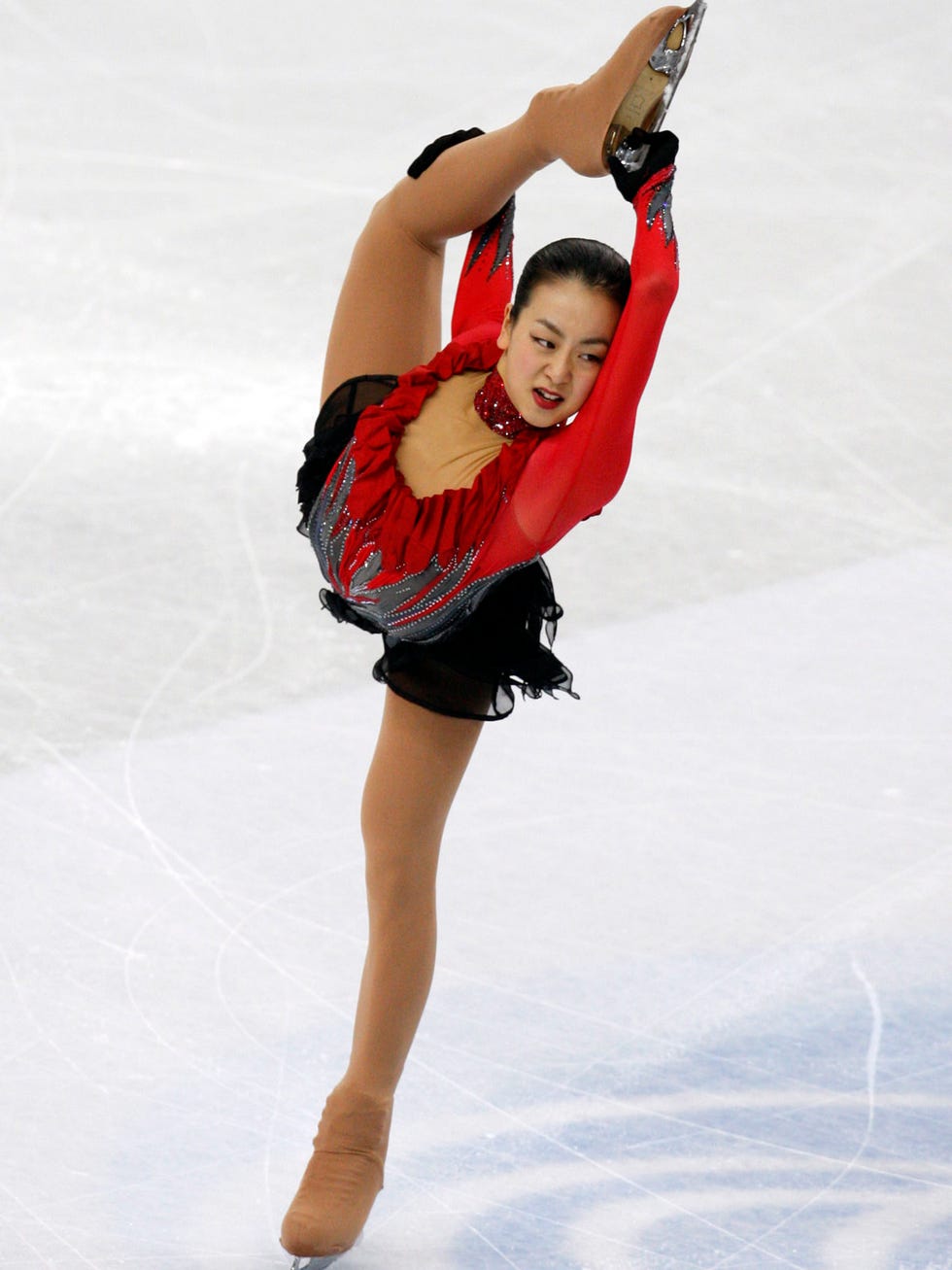 浅田真央　スピン 