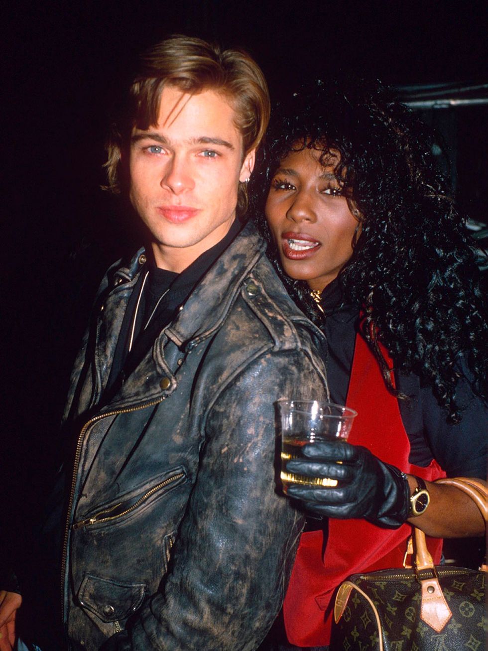 Jacket, Hairstyle, Leather jacket, Leather, Cool, Bag, Black hair, Jheri curl, Flash photography, Alcohol, 