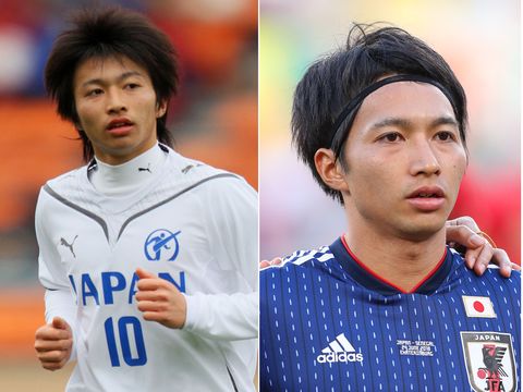 歴代サッカー日本代表選手のキャラ立ちヘア ビフォア アフターを調査 Elle エル デジタル