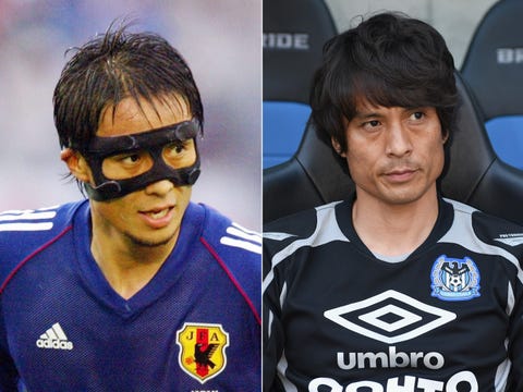歴代サッカー日本代表選手のキャラ立ちヘア ビフォア アフターを調査 Elle エル デジタル