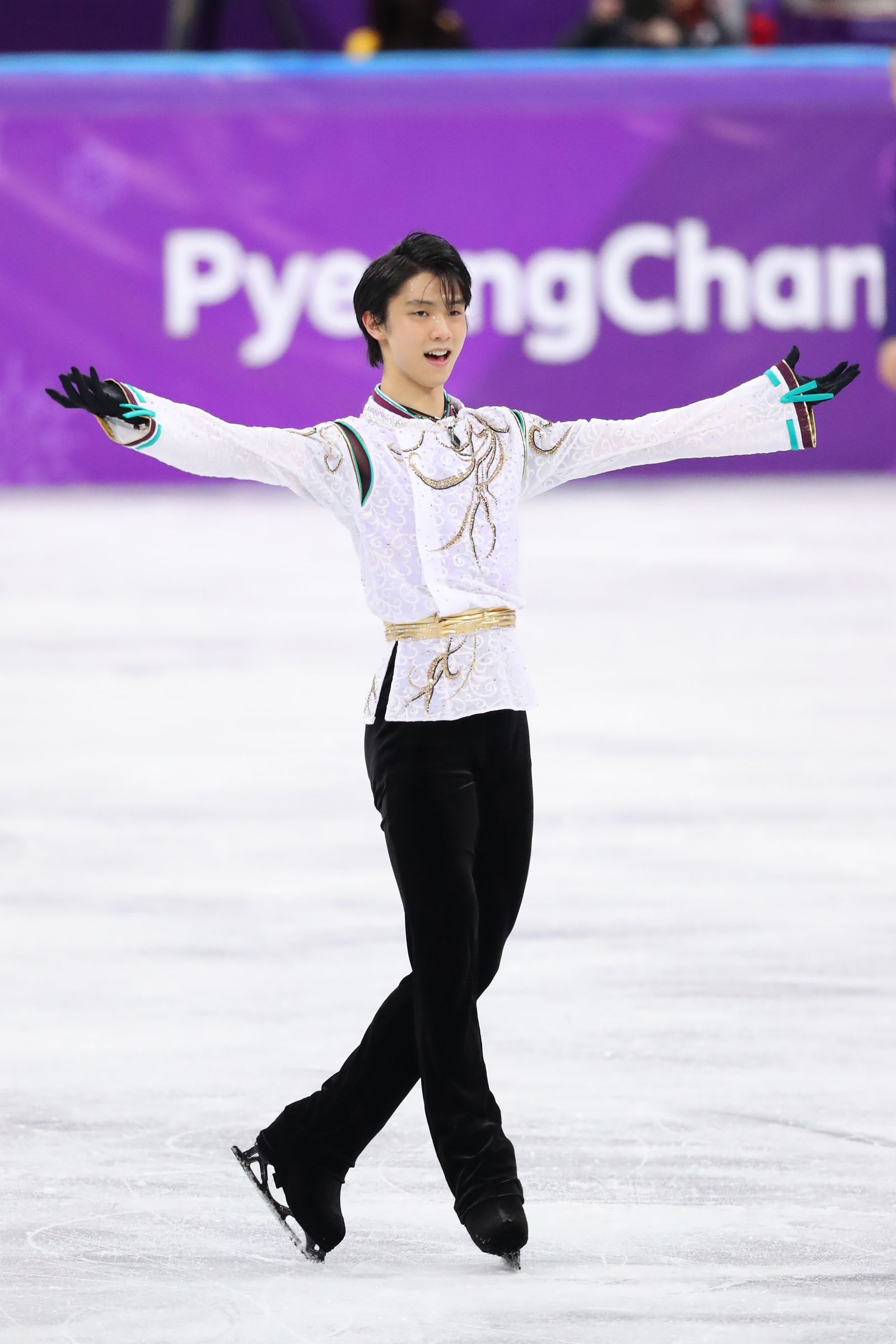 羽生結弦、平昌オリンピック金メダルを決めた美しい瞬間ギャラリー