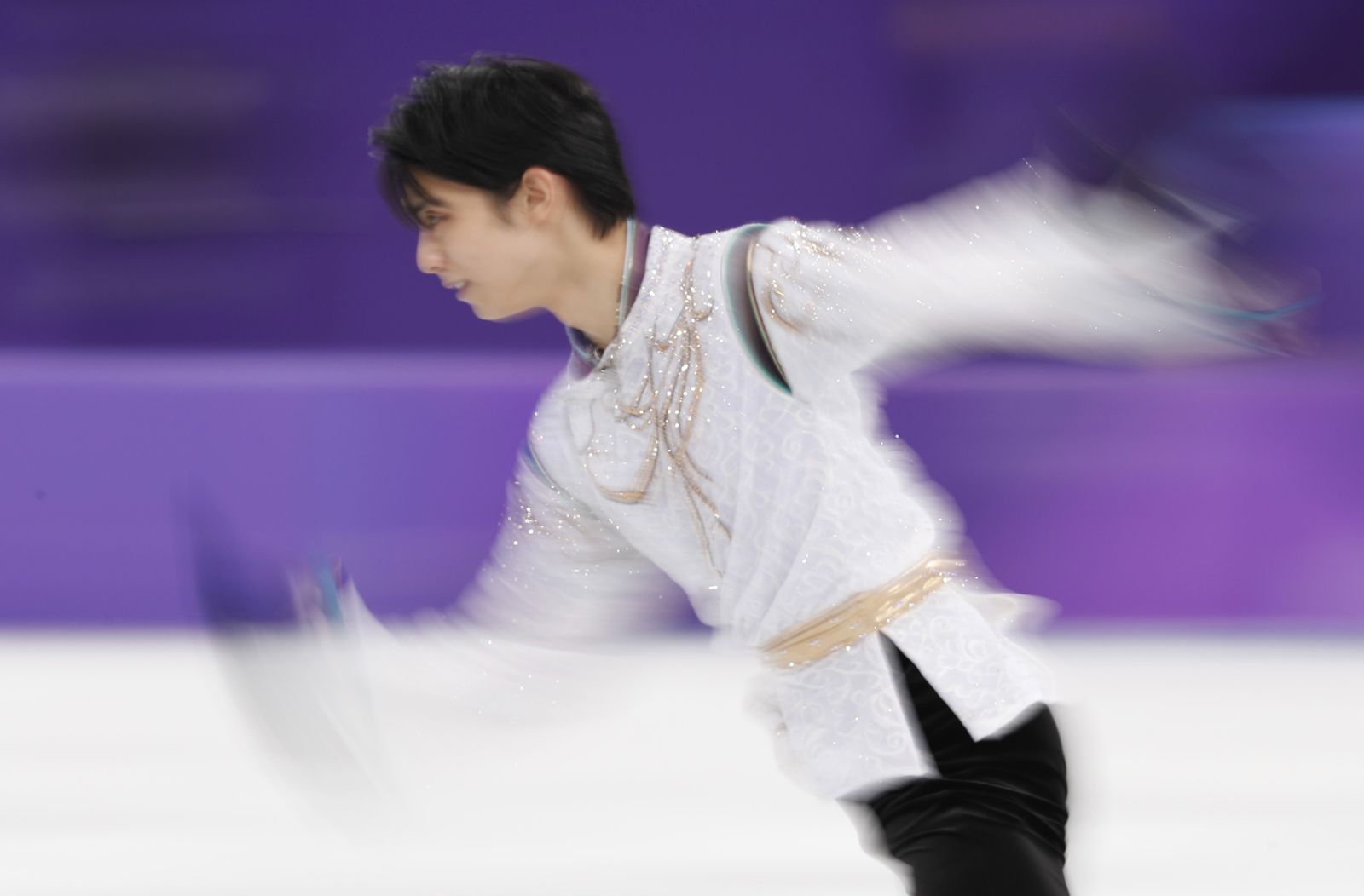 羽生結弦、平昌オリンピック金メダルを決めた美しい瞬間ギャラリー