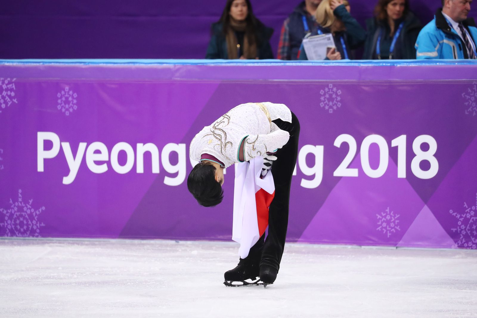 羽生結弦、平昌オリンピック金メダルを決めた美しい瞬間ギャラリー