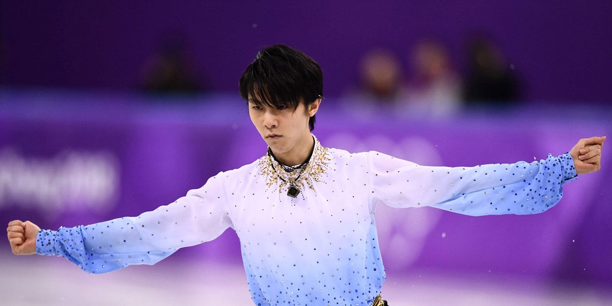 羽生結弦、平昌オリンピックSPで見せた美しい瞬間ギャラリー
