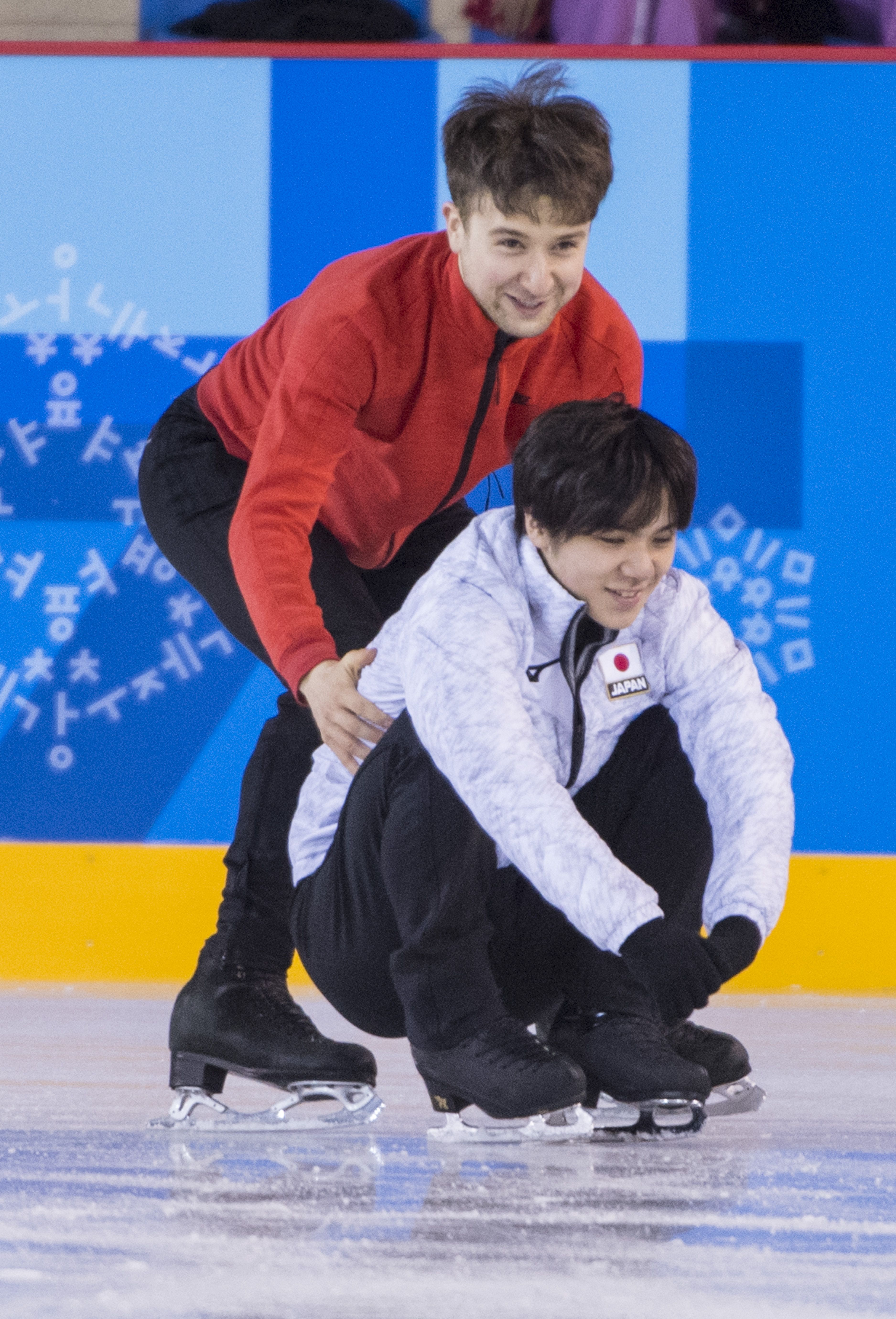 羽生結弦のエキシビション練習でおおはしゃぎギャラリー36連発