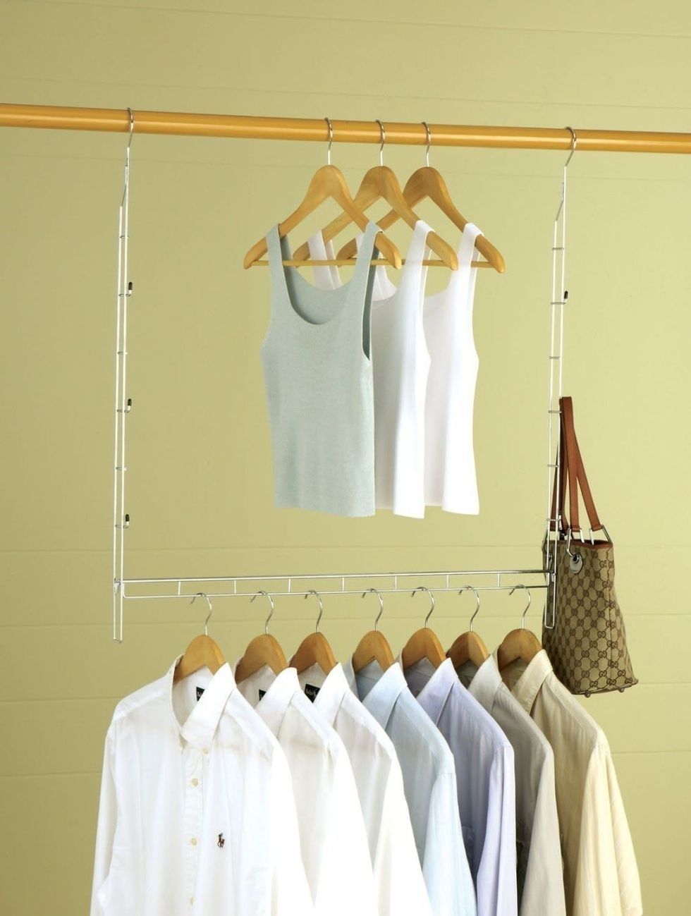 Clothing, Dress shirt, Collar, Textile, White, Clothes hanger, Fashion, Pattern, Uniform, Beige, 