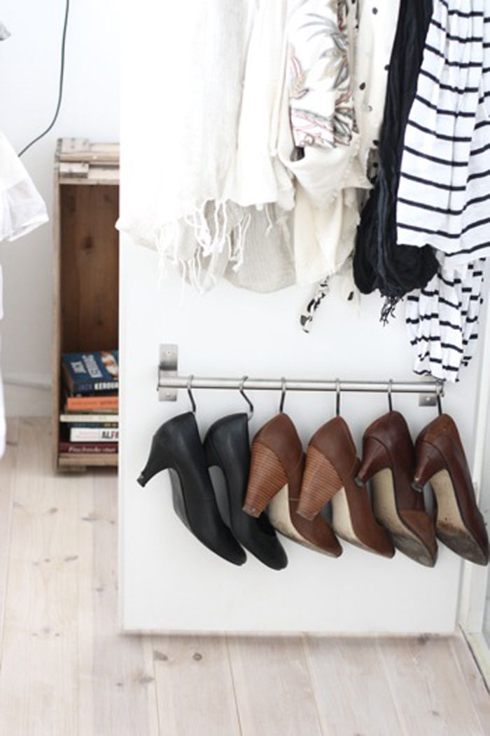 Footwear, Shoe, Room, Leg, Oxford shoe, Furniture, Closet, Beige, Interior design, Leather, 