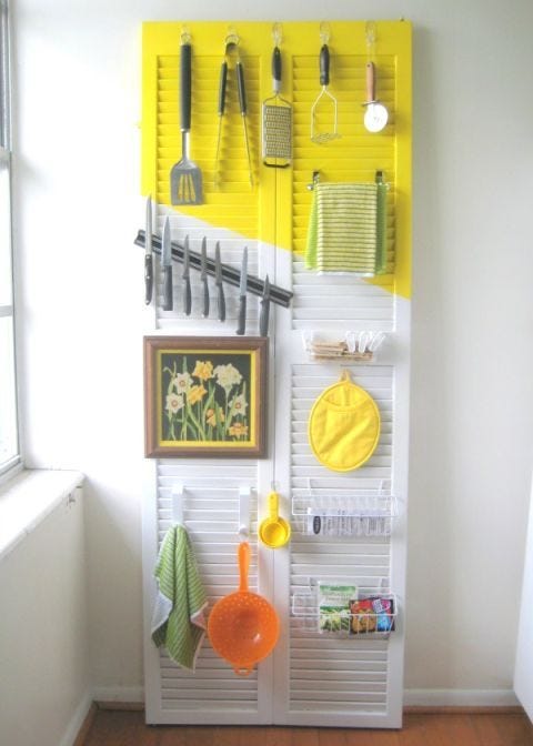 Yellow, Shelf, Room, Product, Interior design, Furniture, Curtain, Wall, Textile, Shelving, 