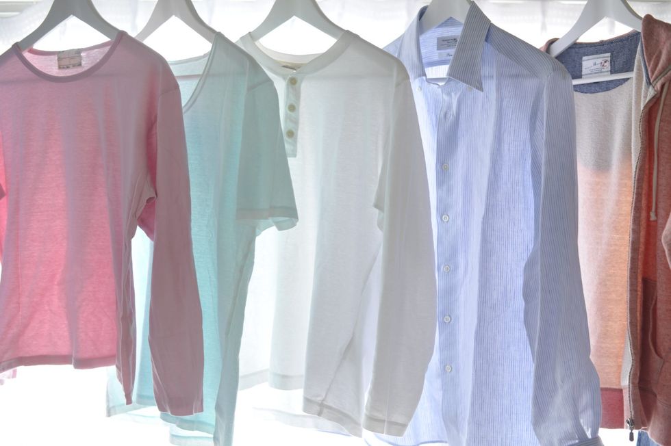 Blue, Product, Sleeve, White, Fashion, Grey, Clothes hanger, Aqua, Fashion design, Brand, 