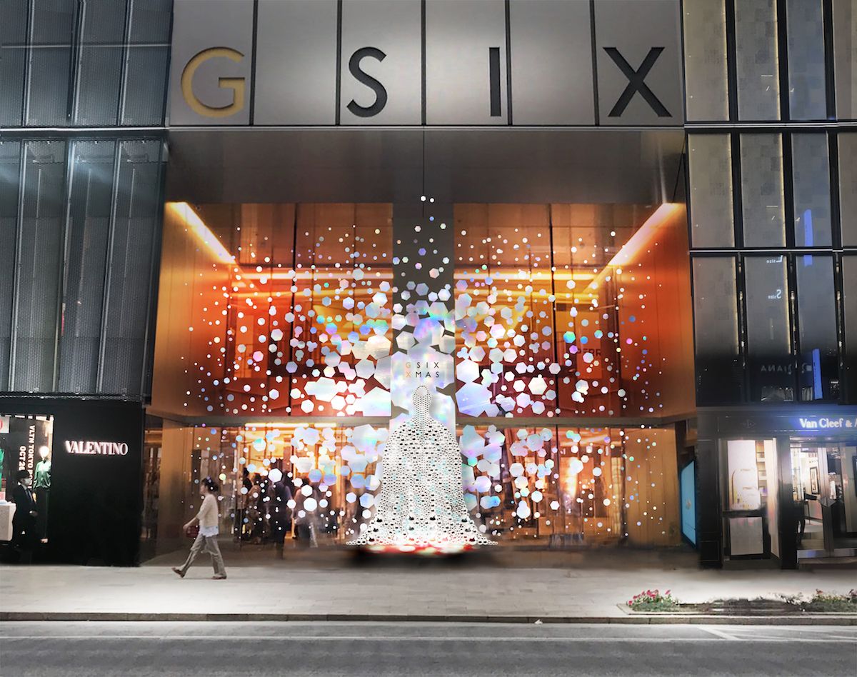 GINZA SIXにクリスマスがやってきた！期間限定のアート作品たち