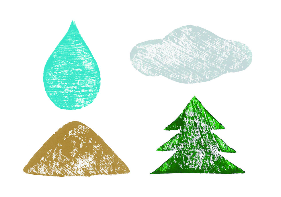 Green, Leaf, Teal, Triangle, Aqua, Natural material, Cone, Conifer, Evergreen, 