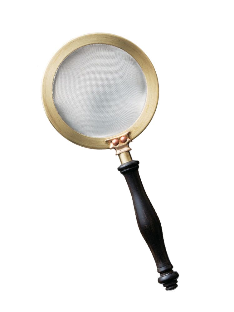 Amber, Beige, Metal, Brass, Circle, Magnifier, Magnifying glass, Silver, Makeup mirror, 