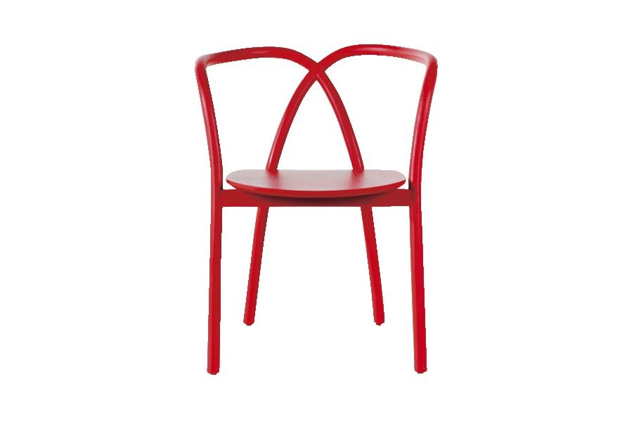 Red, Line, Chair, Armrest, Plastic, 